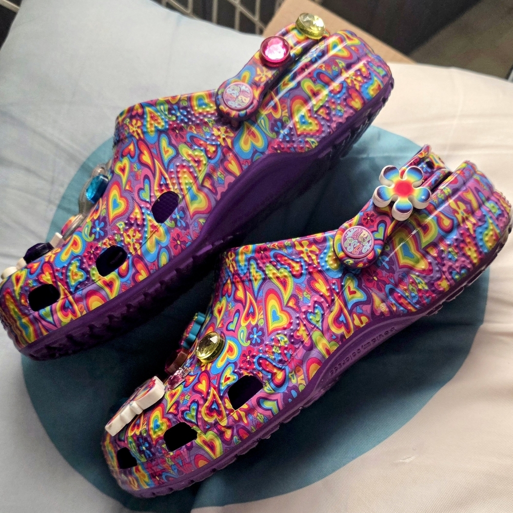 Lisa Frank Limited Edition Crocs – Size 8 – Rare! - Picture 5 of 8